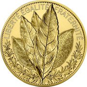 France 1000 Euro Laurel 2021  BU KM# 3049 LIBERTÉ ÉGALITÉ FRATERNITÉ 2021 coin reverse France 1000 Euro Laurel 2021  BU KM# 3049 LIBERTÉ ÉGALITÉ FRATERNITÉ 2021 coin reverse