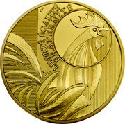 France 1000 Euro Rooster 2015  BU LIBERTÉ ÉGALITÉ FRATERNITÉ 2015 coin reverse France 1000 Euro Rooster 2015  BU LIBERTÉ ÉGALITÉ FRATERNITÉ 2015 coin reverse