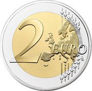 France 2 Euro 30 Years of the Fall of the Berlin Wall 2019  Proof KM# 2559 2 EURO LL coin reverse France 2 Euro 30 Years of the Fall of the Berlin Wall 2019  Proof KM# 2559 2 EURO LL coin reverse