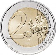 France 2 Euro EURO Football Championship 2016  2 EURO LL coin reverse France 2 Euro EURO Football Championship 2016  2 EURO LL coin reverse