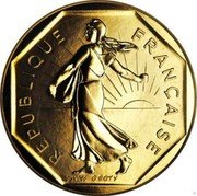 France 2 Francs (Piedfort) KM# P705 REPUBLIQUE FRANÇAISE D'APRÈS O. ROTY coin obverse France 2 Francs (Piedfort) KM# P705 REPUBLIQUE FRANÇAISE D'APRÈS O. ROTY coin obverse