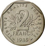 France 2 Francs (Piedfort) KM# Pn942 REPUBLIQUE FRANÇAISE D'APRÈS O. ROTY coin obverse France 2 Francs (Piedfort) KM# Pn942 REPUBLIQUE FRANÇAISE D'APRÈS O. ROTY coin obverse