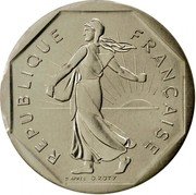 France 2 Francs (Piedfort) KM# Pn942 LIBERTE EGALITE FRATERNITE 2 FRANCS 1982 coin reverse France 2 Francs (Piedfort) KM# Pn942 LIBERTE EGALITE FRATERNITE 2 FRANCS 1982 coin reverse