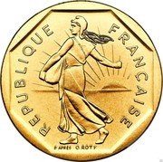 France 2 Francs (Piedfort) KM# P944 LIBERTÉ ÉGALITÉ FRATERNITÉ 2 FRANCS 1985 coin reverse France 2 Francs (Piedfort) KM# P944 LIBERTÉ ÉGALITÉ FRATERNITÉ 2 FRANCS 1985 coin reverse
