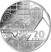 France 20 Euro Monna Lisa 2019  Proof KM# 2799 RÉPUBLIQUE FRANÇAISE 20 EURO coin obverse