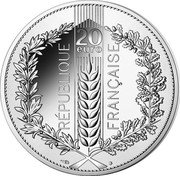 France 20 Euro Oak Tree 2020  UNC KM# 2897 20 EURO RÉPUBLIQUE FRANÇAISE coin obverse France 20 Euro Oak Tree 2020  UNC KM# 2897 20 EURO RÉPUBLIQUE FRANÇAISE coin obverse