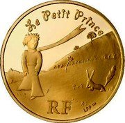 France 20 Euro The Little Prince and the Fox 2007Â Proof LE PETIT PRINCE RF LPP TM coin obverse France 20 Euro The Little Prince and the Fox 2007Â Proof LE PETIT PRINCE RF LPP TM coin obverse