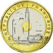 France 20 Francs Mediteranian Games. Essai 1992  20 FRANCS JEUX MEDITERRANEENS LIBERTE EGALITE FRATERNITE 19 OOO 93 coin obverse France 20 Francs Mediteranian Games. Essai 1992  20 FRANCS JEUX MEDITERRANEENS LIBERTE EGALITE FRATERNITE 19 OOO 93 coin obverse