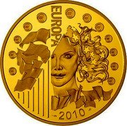 France 200 Euro Cluny Abbey 2010 Proof KM# 1678 € € € € € € € € € € € € EUROPA 2010 coin reverse France 200 Euro Cluny Abbey 2010 Proof KM# 1678 € € € € € € € € € € € € EUROPA 2010 coin reverse