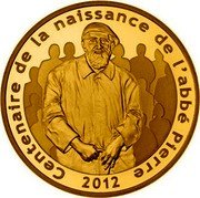 France 200 Euro 100th Anniversary of the Birth of Abbe Pierre 2012 (a) Proof KM# 1898 FONDATEUR D'EMMAÜS INTERNATIONNAL ... ET LES AUTRES ? ABBÉ PIERRE 200 EURO RF coin obverse France 200 Euro 100th Anniversary of the Birth of Abbe Pierre 2012 (a) Proof KM# 1898 FONDATEUR D'EMMAÜS INTERNATIONNAL ... ET LES AUTRES ? ABBÉ PIERRE 200 EURO RF coin obverse