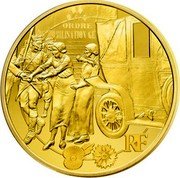 France 200 Euro The Great War. Taxis de la Marne 2014 Proof KM# 2180 ORDRE DE MOBILISATION GÉ RF coin obverse France 200 Euro The Great War. Taxis de la Marne 2014 Proof KM# 2180 ORDRE DE MOBILISATION GÉ RF coin obverse