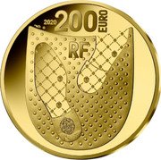 France 200 Euro Berluti House 2020  Proof KM# 2924 2020 200 EURO RF 1895 coin obverse