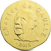 France 200 Euro Charles de Gaulle 2015 Proof KM# 2247 CHARLES DE GAULLE 2015 coin reverse France 200 Euro Charles de Gaulle 2015 Proof KM# 2247 CHARLES DE GAULLE 2015 coin reverse