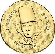 France 200 Euro George Sand 2018  Proof KM# 2541 GEORGE SAND 1804 - 1876 coin reverse