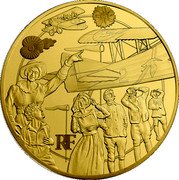 France 200 Euro (Modern Warfare) KM# 2446 RF coin obverse