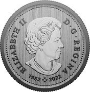 Canada 25 Cents Caribou - Transition obverse - Specimen Set 2023 Specimen Set SB ELIZABETH II D G REGINA 1952 2022 coin obverse