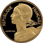 France 5 Centimes KM# P759 Modern Republic REPUBLIQUE FRANÇAISE LAGRIFFOUL coin obverse France 5 Centimes KM# P759 Modern Republic REPUBLIQUE FRANÇAISE LAGRIFFOUL coin obverse