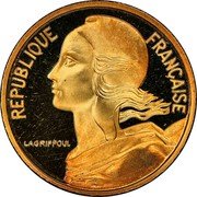 France 5 Centimes KM# P802 Modern Republic REPUBLIQUE FRANÇAISE LAGRIFFOUL coin obverse France 5 Centimes KM# P802 Modern Republic REPUBLIQUE FRANÇAISE LAGRIFFOUL coin obverse