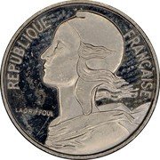 France 5 Centimes (Marianne Piedfort) REPUBLIQUE FRANÇAISE. LAGRIFFOUL coin obverse France 5 Centimes (Marianne Piedfort) REPUBLIQUE FRANÇAISE. LAGRIFFOUL coin obverse