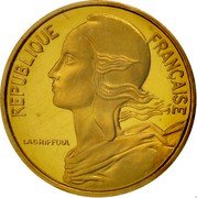 France 5 Centimes (Piedfort) KM# P656 LAGRIFFOUL REPUBLIQUE FRANÇAISE coin reverse France 5 Centimes (Piedfort) KM# P656 LAGRIFFOUL REPUBLIQUE FRANÇAISE coin reverse