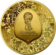 France 5 Euro FIFA World Cup 2018  Proof KM# 2461 FIFA WORLD CUP TM RUSSIA 2018 coin reverse France 5 Euro FIFA World Cup 2018  Proof KM# 2461 FIFA WORLD CUP TM RUSSIA 2018 coin reverse