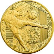 France 5 Euro (UEFA Euro in France) © UEFA™ UEFA EURO 2016 FRANCE coin reverse France 5 Euro (UEFA Euro in France) © UEFA™ UEFA EURO 2016 FRANCE coin reverse