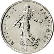 France 5 Francs Piedfort 1984 KM# P911 REPUBLIQUE FRANÇAISE O. ROTY coin obverse France 5 Francs Piedfort 1984 KM# P911 REPUBLIQUE FRANÇAISE O. ROTY coin obverse