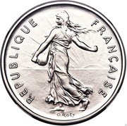 France 5 Francs Piedfort. 1984 KM# P914 REPUBLIQUE FRANÇAISE O. ROTY coin obverse France 5 Francs Piedfort. 1984 KM# P914 REPUBLIQUE FRANÇAISE O. ROTY coin obverse