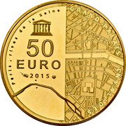France 50 Euro The Seine Banks. Invalides-Grand Palais 2015 Proof KM# 2252 50 EURO 2015 PARIS RIVES DE LA SEINE GRAND PALAIS INVALIDES coin reverse France 50 Euro The Seine Banks. Invalides-Grand Palais 2015 Proof KM# 2252 50 EURO 2015 PARIS RIVES DE LA SEINE GRAND PALAIS INVALIDES coin reverse