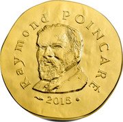 France 50 Euro Raymond Poincare 2015 Proof KM# 2249 RAYMOND POINCARÉ 2015 coin reverse France 50 Euro Raymond Poincare 2015 Proof KM# 2249 RAYMOND POINCARÉ 2015 coin reverse