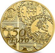 France 50 Euro The Teston 2016 Proof KM# 2327 50 EURO coin reverse France 50 Euro The Teston 2016 Proof KM# 2327 50 EURO coin reverse