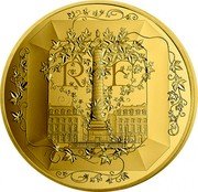 France 50 Euro (Boucheron) KM# 2518 R F coin obverse France 50 Euro (Boucheron) KM# 2518 R F coin obverse