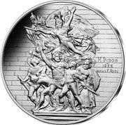 France 50 Euro Coin of History. La Marseillaise 2019  KM# 2803 H. DVBOIS D'APRÈS F. RUDE coin reverse