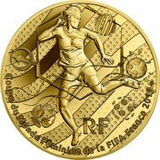 France 50 Euro (FIFA Women World Cup. America) KM# 2816 RF COUPE DU MONDE FÉMININE DE LA FIFA FRANCE 2019 ™ coin obverse