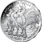 France 50 Euro France by Jean Paul Gaultier. La Marseillaise 2017  KM# 2425 "ALLONS ENFANTS DE LA PATRI.I.E !!!" LA FRANCE PAR JEAN PAUL GAULTIER coin reverse France 50 Euro France by Jean Paul Gaultier. La Marseillaise 2017  KM# 2425 "ALLONS ENFANTS DE LA PATRI.I.E !!!" LA FRANCE PAR JEAN PAUL GAULTIER coin reverse