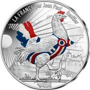 France 50 Euro France by Jean Paul Gaultier. The Hen 2017  KM# 2423 LA FRANCE PAR JEAN PAUL GAULTIER coin reverse