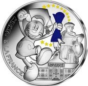 France 50 Euro Mickey & France. Student 2018  KM# 2526 MICKEY & LA FRANCE UNIVERSITÉ coin reverse France 50 Euro Mickey & France. Student 2018  KM# 2526 MICKEY & LA FRANCE UNIVERSITÉ coin reverse