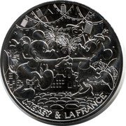 France 50 Euro (Mickey & France. The 14th of July Ball) KM# 2525 MICKEY & LA FRANCE coin reverse France 50 Euro (Mickey & France. The 14th of July Ball) KM# 2525 MICKEY & LA FRANCE coin reverse