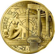 France 50 Euro (Olympia) KM# 2909 RF OLYMPIE 2020 coin obverse France 50 Euro (Olympia) KM# 2909 RF OLYMPIE 2020 coin obverse