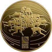 France 50 Euro (Rugby World Cup) RUGBY WORLD CUP 2015 coin reverse France 50 Euro (Rugby World Cup) RUGBY WORLD CUP 2015 coin reverse