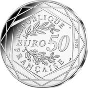 France 50 Euro (The Little Prince and the Flower. Coloured) RÉPUBLIQUE FRANÇAISE EURO 50 2016 coin obverse France 50 Euro (The Little Prince and the Flower. Coloured) RÉPUBLIQUE FRANÇAISE EURO 50 2016 coin obverse
