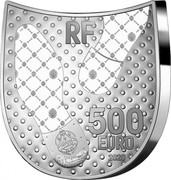France 500 Euro (Berluti House) KM# 2928 RF 500 EURO 2020 1895 coin obverse France 500 Euro (Berluti House) KM# 2928 RF 500 EURO 2020 1895 coin obverse