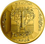 France 500 Euro (Boucheron) KM# 2551 RF coin obverse