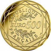 France 500 Euro (Ron, Harry Potter and Hermione) KM# 3047 RÉPUBLIQUE FRANÇAISE EURO 500 2021 MONNAIE DE PARIS coin obverse France 500 Euro (Ron, Harry Potter and Hermione) KM# 3047 RÉPUBLIQUE FRANÇAISE EURO 500 2021 MONNAIE DE PARIS coin obverse