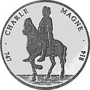 France ECU (France) X# 63 CHARLE MAGNE 747 814 coin reverse France ECU (France) X# 63 CHARLE MAGNE 747 814 coin reverse