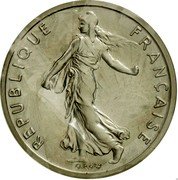 France 1/2 Franc (Piedfort) KM# P696 REPUBLIQUE FRANÇAISE O.ROTY coin obverse France 1/2 Franc (Piedfort) KM# P696 REPUBLIQUE FRANÇAISE O.ROTY coin obverse