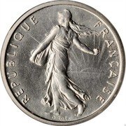 France 1/2 Franc (Piedfort) KM# P399 REPUBLIQUE FRANÇAISE O.ROTY coin obverse France 1/2 Franc (Piedfort) KM# P399 REPUBLIQUE FRANÇAISE O.ROTY coin obverse