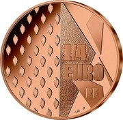 France 1/4 Euro (The Team of France) KM# 2943 1/4 EURO RF coin obverse