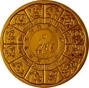 France 1/4 Euro Year of the Rabbit 2023 (2022)  KM# 3129 COCHON 猪 RAT 鼠 BOEUF 牛 TIGRE 虎 LAPIN 兔 DRAGON 龍 SERPENT 蛇 CHEVAL ⾺ CHÈVRE 羊 SINGE 猴 COQ 鷄 CHIEN 狗 1/4€ RF coin obverse France 1/4 Euro Year of the Rabbit 2023 (2022)  KM# 3129 COCHON 猪 RAT 鼠 BOEUF 牛 TIGRE 虎 LAPIN 兔 DRAGON 龍 SERPENT 蛇 CHEVAL ⾺ CHÈVRE 羊 SINGE 猴 COQ 鷄 CHIEN 狗 1/4€ RF coin obverse