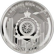 Niue 1 Dollar Punk Universe. Cyberpunk 2023 PUBLIC SEAL OF NIUE NIUE 2023 ATUA NIUE TUKULAGI 1 DOLLAR 1 OZ FINE SILVER 999.9 coin obverse Niue 1 Dollar Punk Universe. Cyberpunk 2023 PUBLIC SEAL OF NIUE NIUE 2023 ATUA NIUE TUKULAGI 1 DOLLAR 1 OZ FINE SILVER 999.9 coin obverse